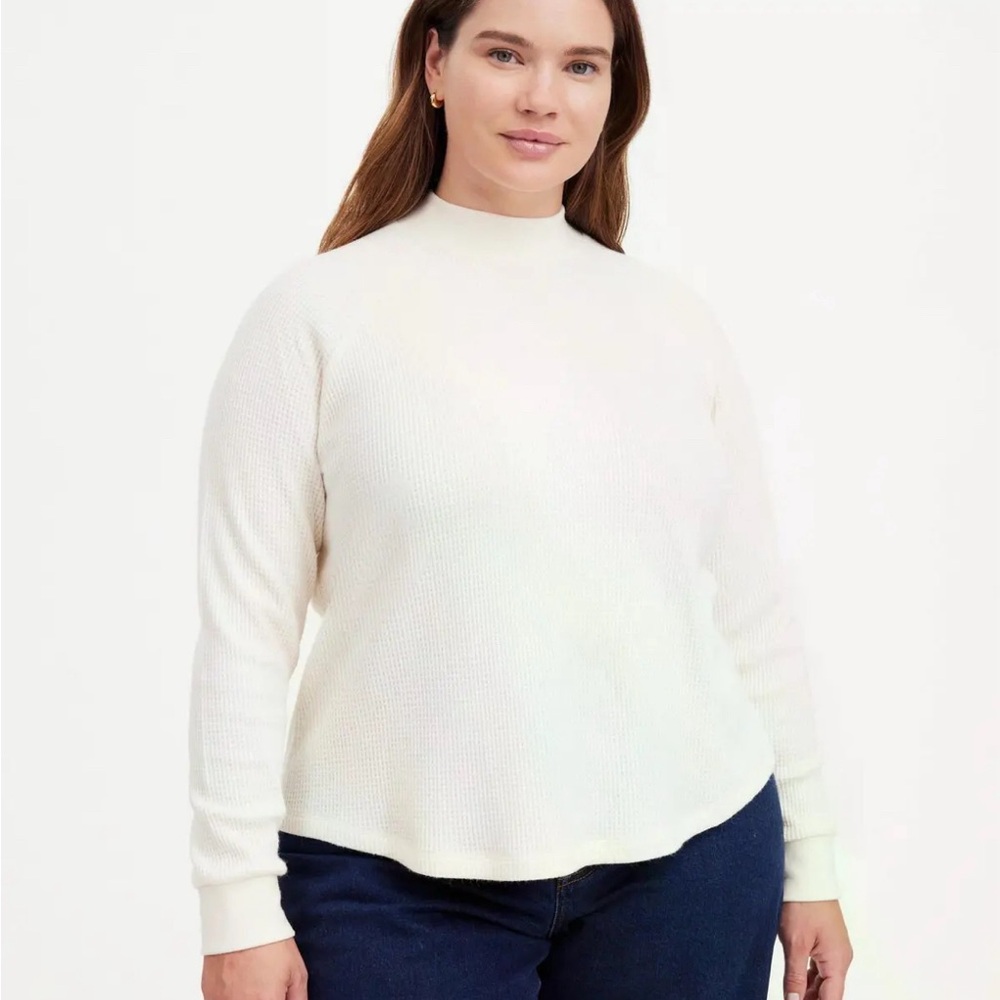 NWT Madewell Waffleknit crew shirt